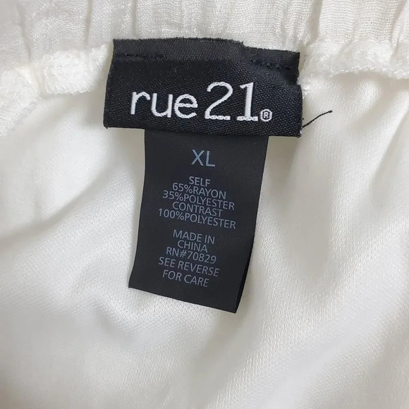 RUE 21 | White Tier Chiffon Strapless Dress - Picture 10 of 10